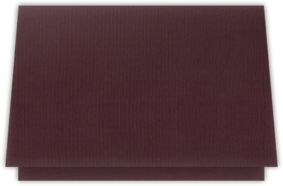 Merlot Linen 100lb 5 1/8 x 3 3/8 One Pocket Landscape Photo Holders with 1 3/8 Inch Pocket