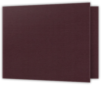 Merlot Linen 100lb 2 3/4 x 3 3/4 One Pocket Key Card Holders with 2 1/4 Inch Pocket