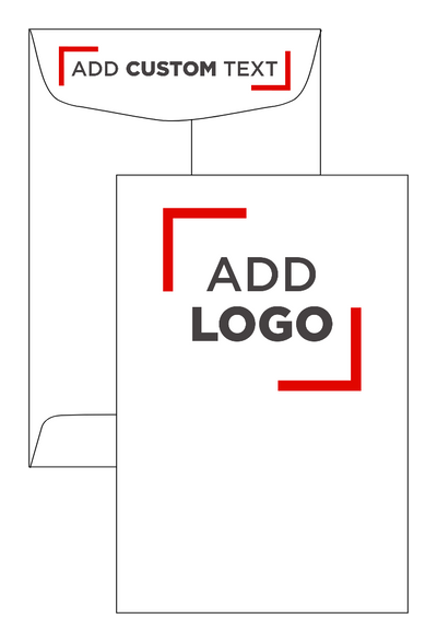White 24lb 5 x 7 1/2 Open End Envelopes