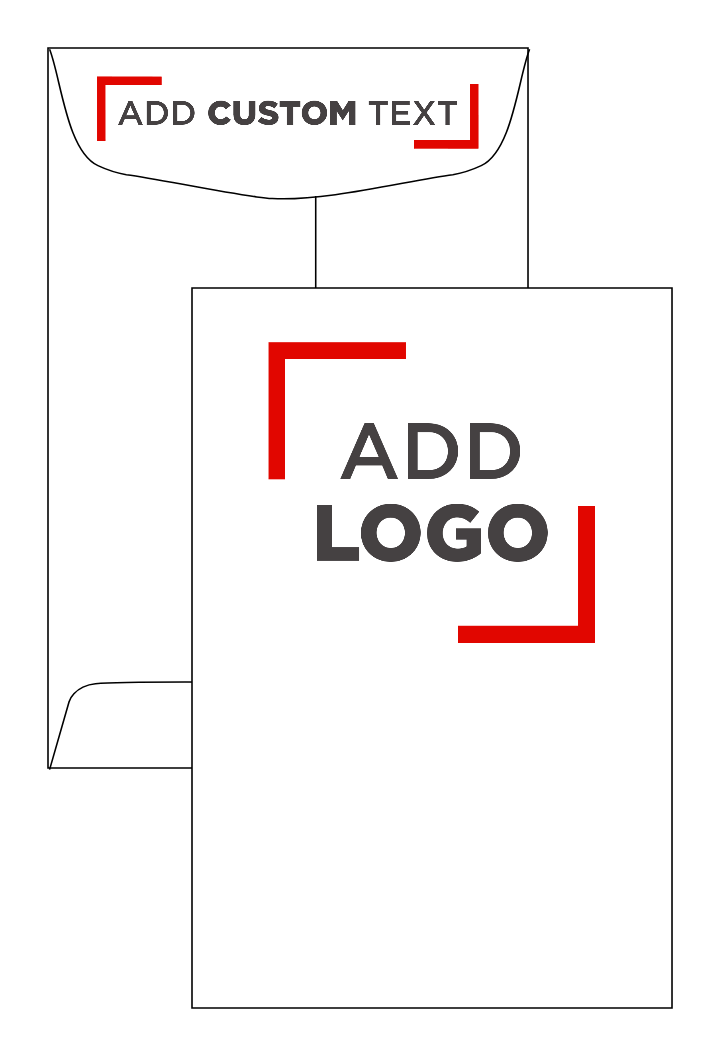 White 24lb 5 x 7 1/2 Open End Envelopes