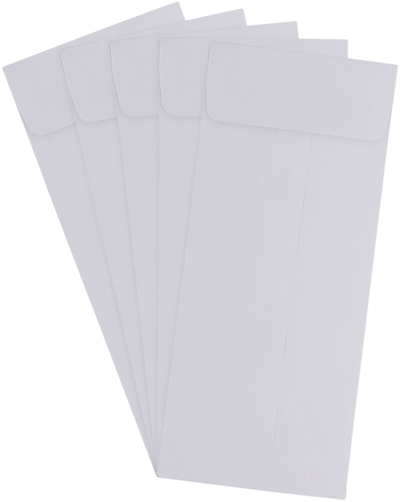 White 28lb #12 Open End Envelopes (4 3/4 x 11)