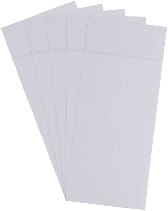 White 28lb #12 Open End Envelopes (4 3/4 x 11)