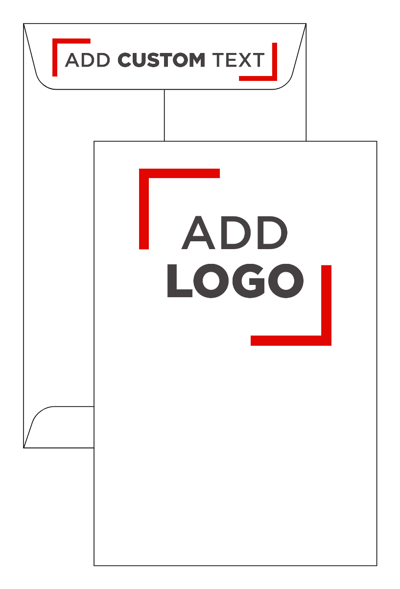 White 24lb 6 x 9 Open End Envelopes