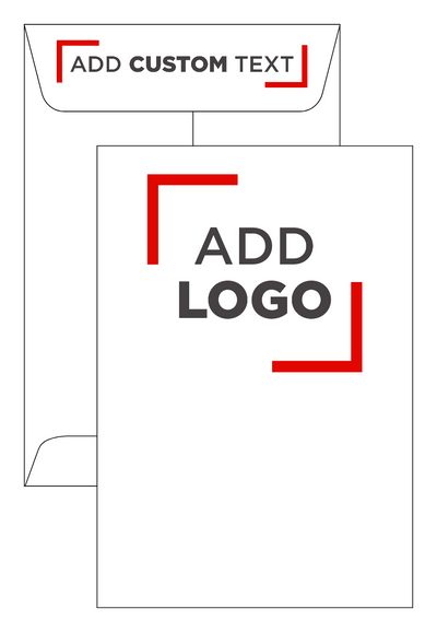 White 28lb 6 1/2 x 9 1/2 Open End Envelopes