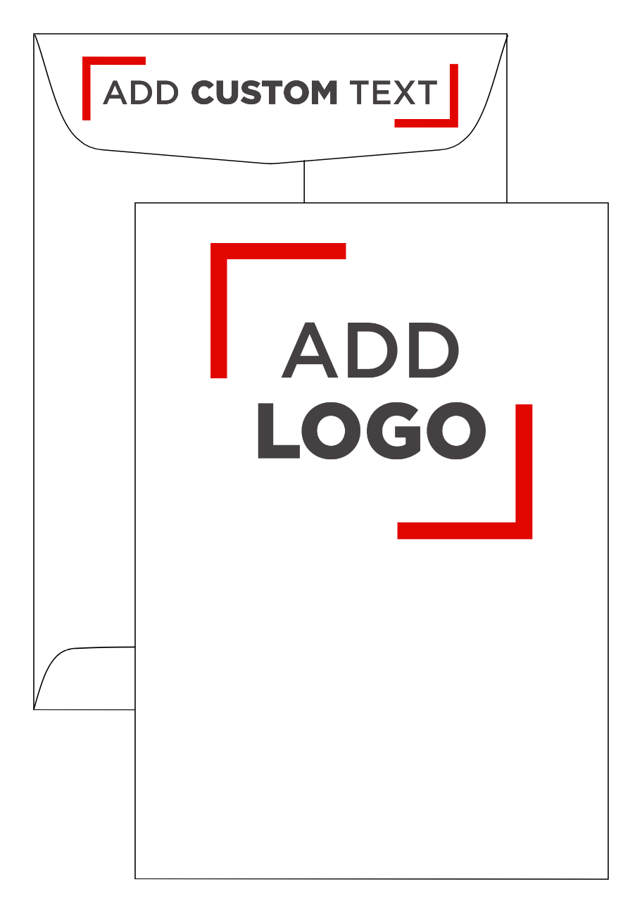 White 28lb 7 x 10 Open End Envelopes