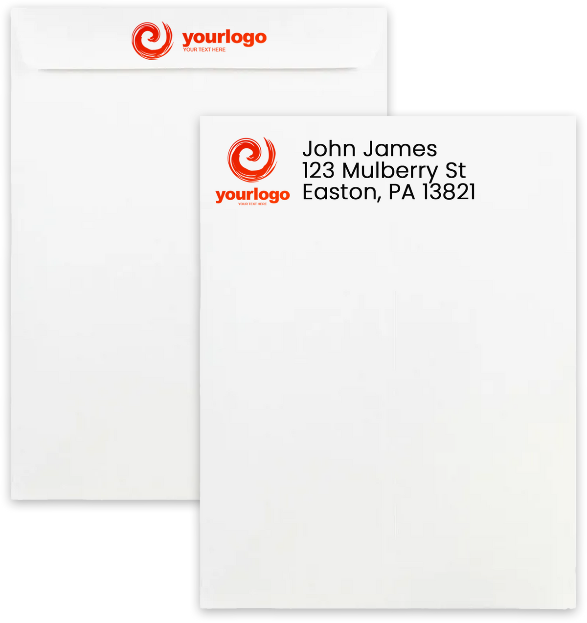 White 28lb 9 x 12 Open End Envelopes