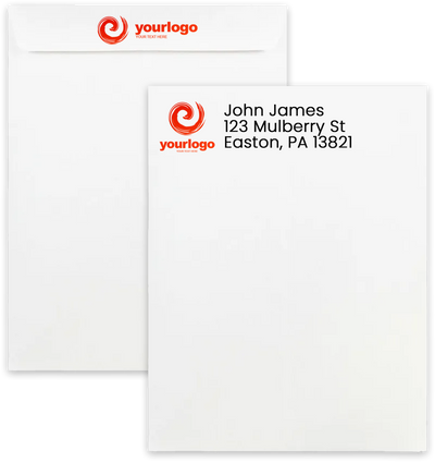 White 28lb 9 x 12 Open End Envelopes