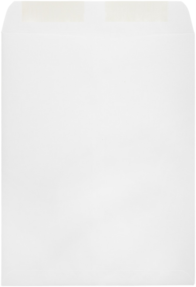 White 28lb 9 1/2 x 12 1/2 Open End Envelopes