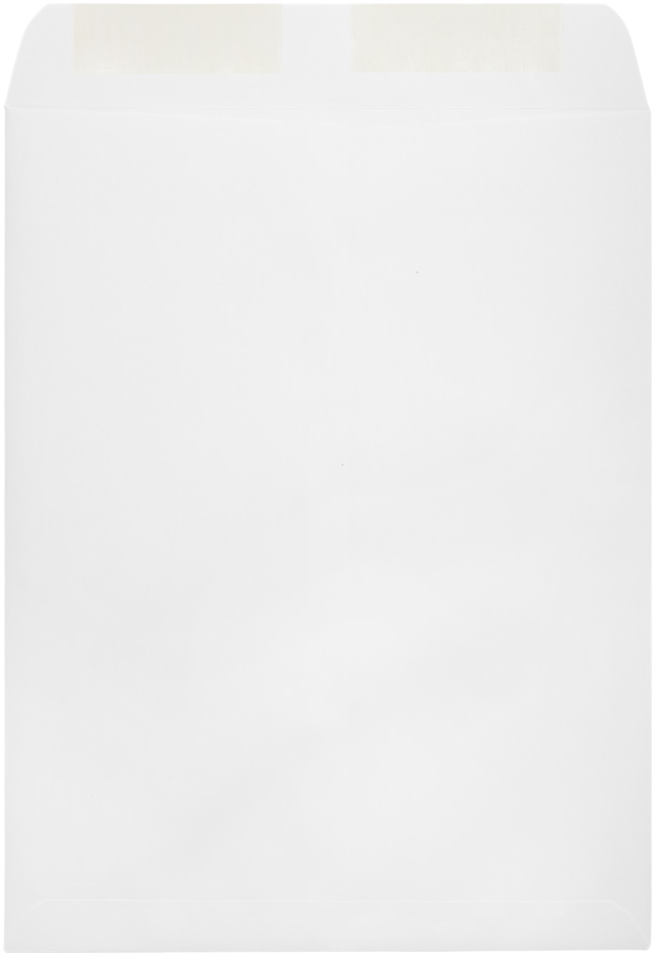 White 28lb 9 1/2 x 12 1/2 Open End Envelopes