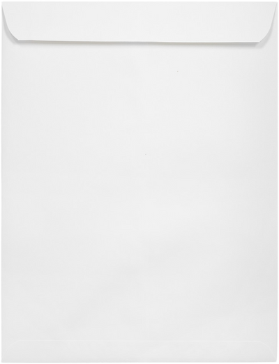 White 28lb 9 1/2 x 12 1/2 Open End Envelopes