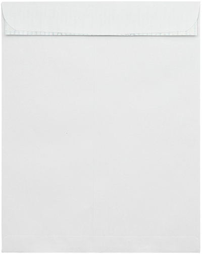 White 28lb 11 1/2 x 14 1/2 Open End Envelopes with Peel & Seal