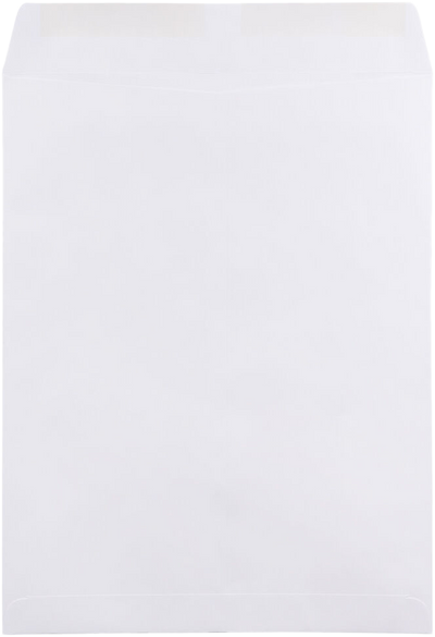 White 28lb 12 x 15 1/2 Open End Envelopes