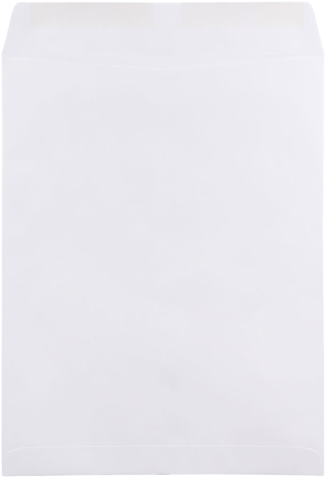 White 28lb 12 x 15 1/2 Open End Envelopes