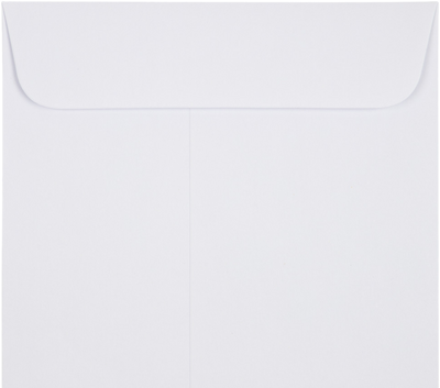 White 28lb 1 Scarf 4 5/8 x 6 3/4 Envelopes