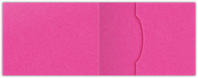 Razzle Berry Vellum 100lb 2 3/4 x 3 3/4 One Pocket Key Card Holders with 2 1/4 Inch Pocket