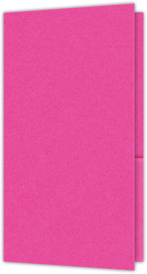 Razzle Berry Vellum 100lb 3 3/8 x 6 One Pocket Key Card Holders with 2 1/2 Inch Pocket