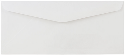 White 24lb #10 Window Envelopes (4 1/8 x 9 1/2)