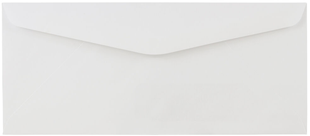 White 24lb #10 Window Envelopes (4 1/8 x 9 1/2)