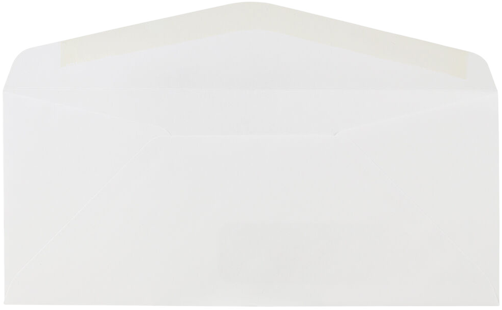 White 24lb #10 Window Envelopes (4 1/8 x 9 1/2)