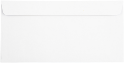 White 28lb #16 Straight Banker's Flap Offering Envelopes (6 x 12)