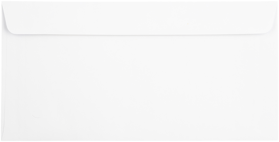 White 28lb #16 Straight Banker's Flap Offering Envelopes (6 x 12)
