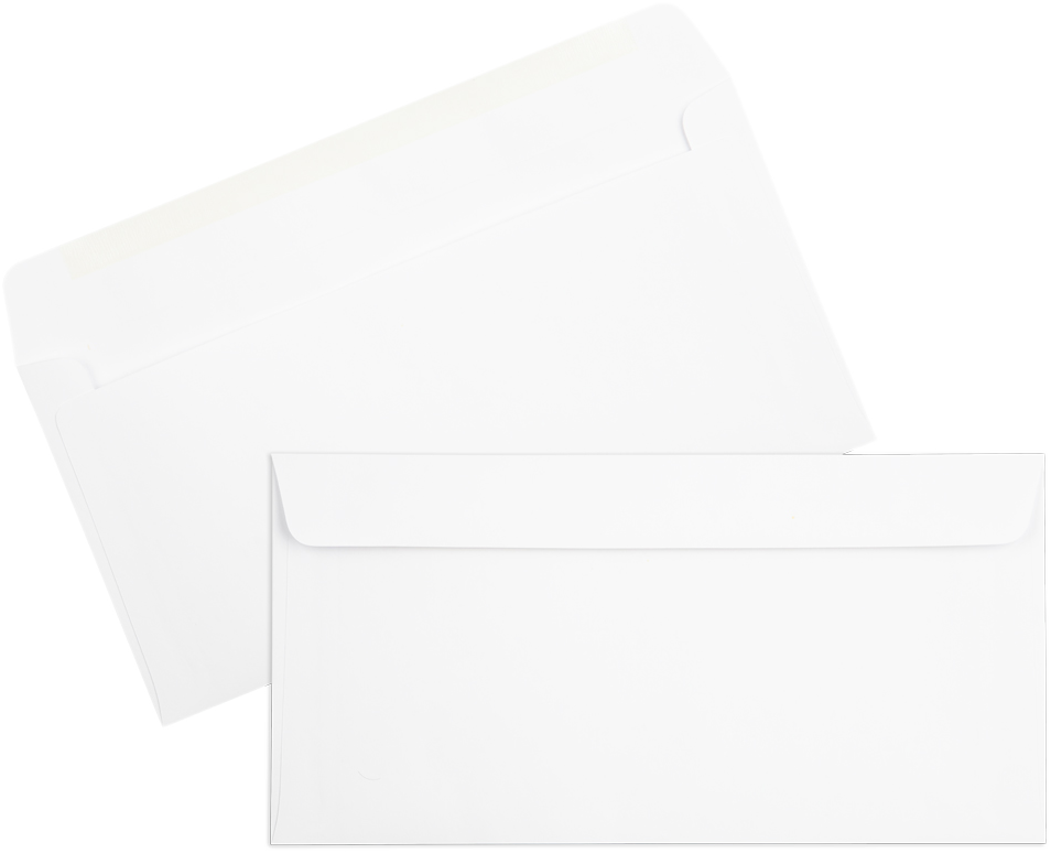 White 28lb #16 Straight Banker's Flap Offering Envelopes (6 x 12)