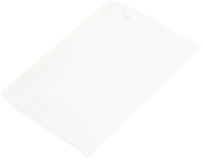 White 28lb #16 Straight Banker's Flap Offering Envelopes (6 x 12)