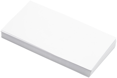 White 28lb #16 Straight Banker's Flap Offering Envelopes (6 x 12)