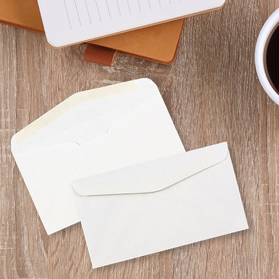 White 24lb #6 3/4 Regular Envelopes (3 5/8 x 6 1/2)