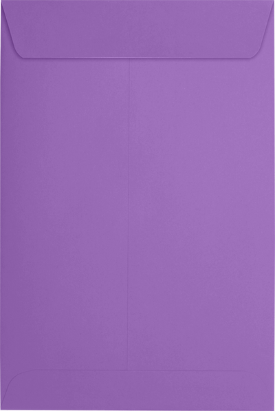 Violet Grape Purple 28lb 6 x 9 Open End Envelopes with Peel & Seal