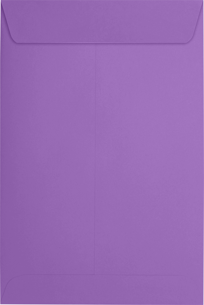 Violet Grape Purple 28lb 6 x 9 Open End Envelopes with Peel & Seal