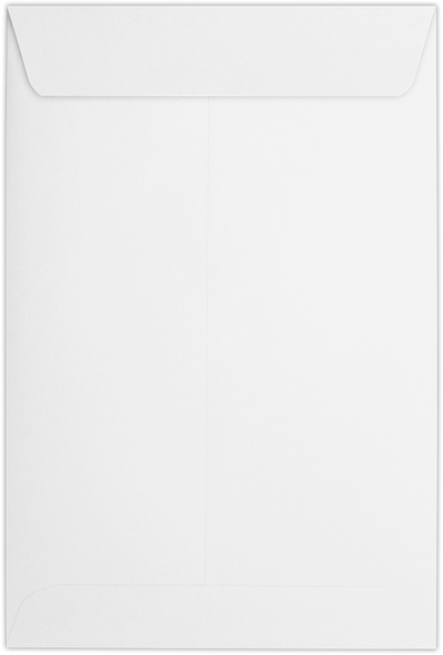 White Inkjet 32lb 6 x 9 Open End Envelopes with Peel & Seal