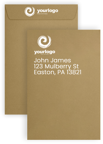 Grocery Bag 28lb 6 x 9 Open End Envelopes with Peel & Seal