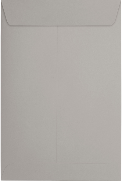 Pastel Gray 24lb 6 x 9 Open End Envelopes with Peel & Seal