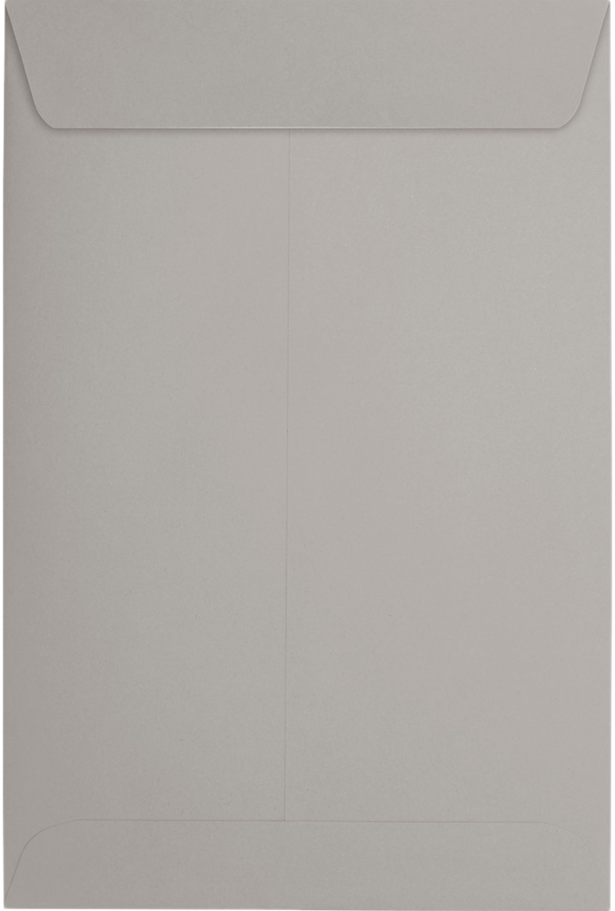 Pastel Gray 24lb 6 x 9 Open End Envelopes with Peel & Seal