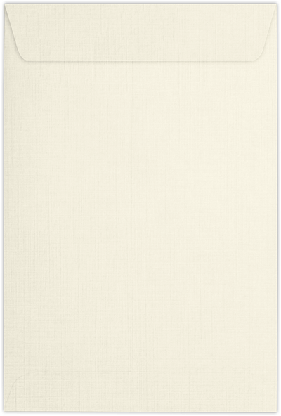 Natural Linen 32lb 6 x 9 Open End Envelopes with Peel & Seal