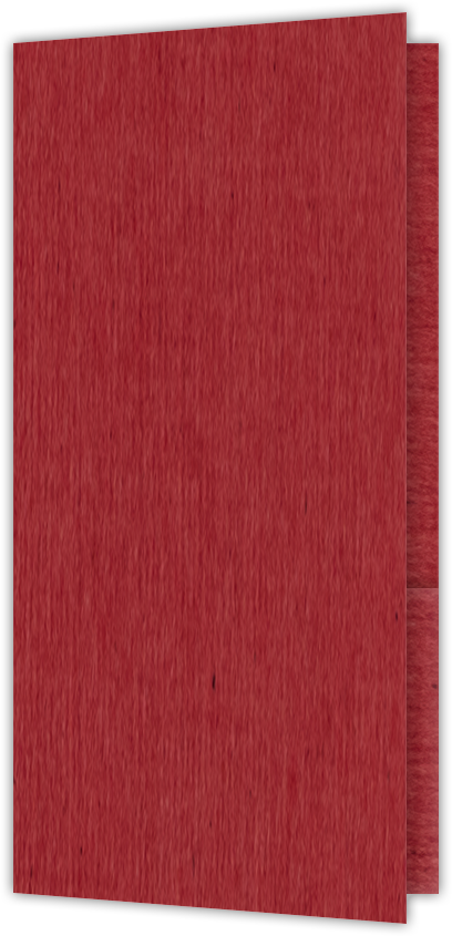 Red Linen 80lb 3 1/2 x 7 One Pocket Key Card Holders with 2 1/2 Inch Pocket