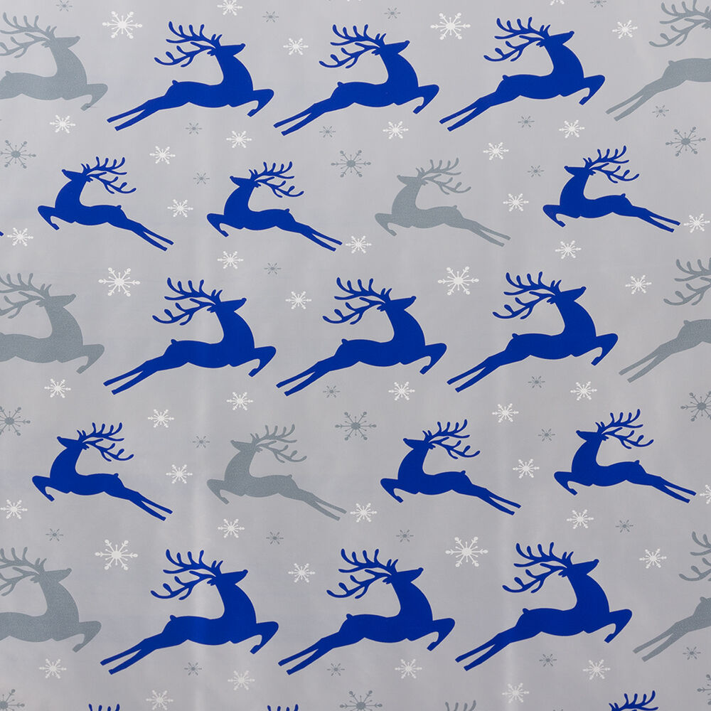 Hopping Reindeer Christmas Wrapping Paper (12 Sq Ft)