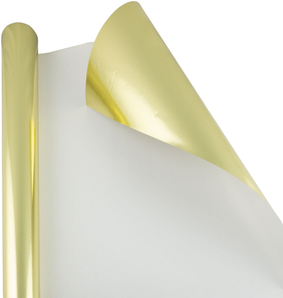 Gold Metallic Foil Wrapping Paper (25 Sq Ft)