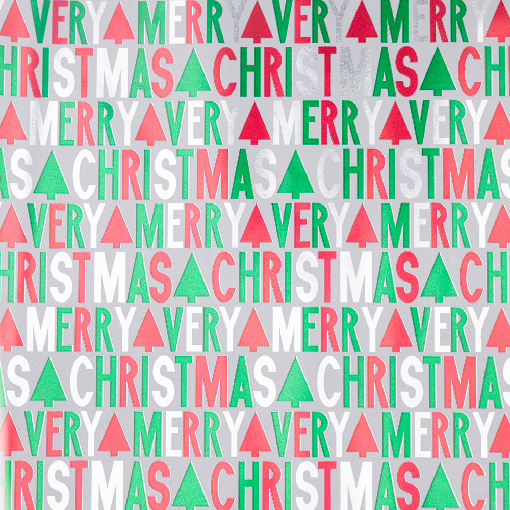 Red HoHoHo Santa Christmas Wrapping Paper Set (100 Sq Ft) - 4 Rolls