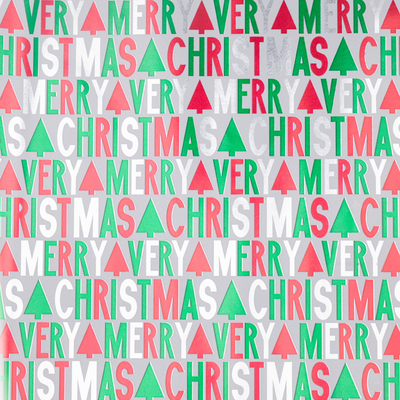 Red HoHoHo Santa Christmas Wrapping Paper Set (100 Sq Ft) - 4 Rolls