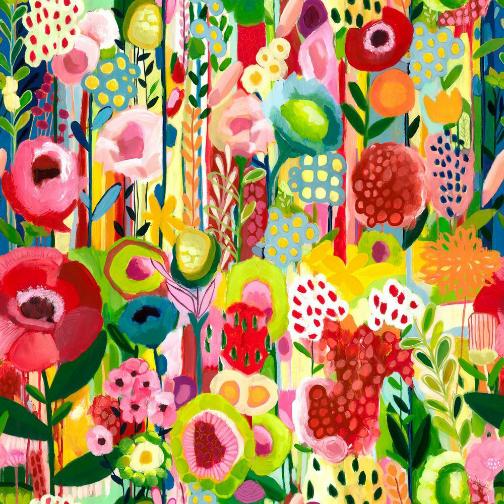 Floral Collage Bulk Wrapping Paper (416 Sq Ft)