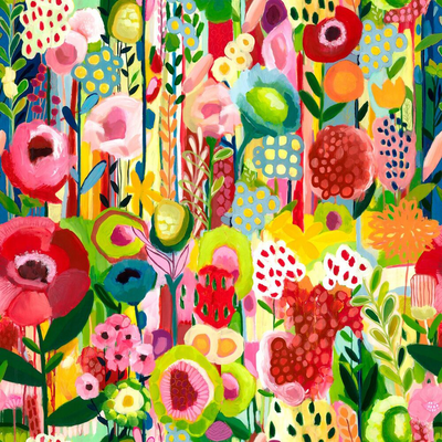 Floral Collage Bulk Wrapping Paper (2082.5 Sq Ft)