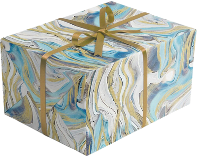 Marbleized Magic 30" x 208' Bulk Wrapping Paper (520 Sq Ft)