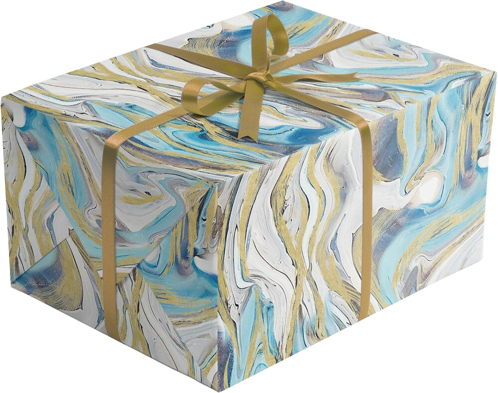 Marbleized Magic 30" x 417' Bulk Wrapping Paper (1042.5 Sq Ft)