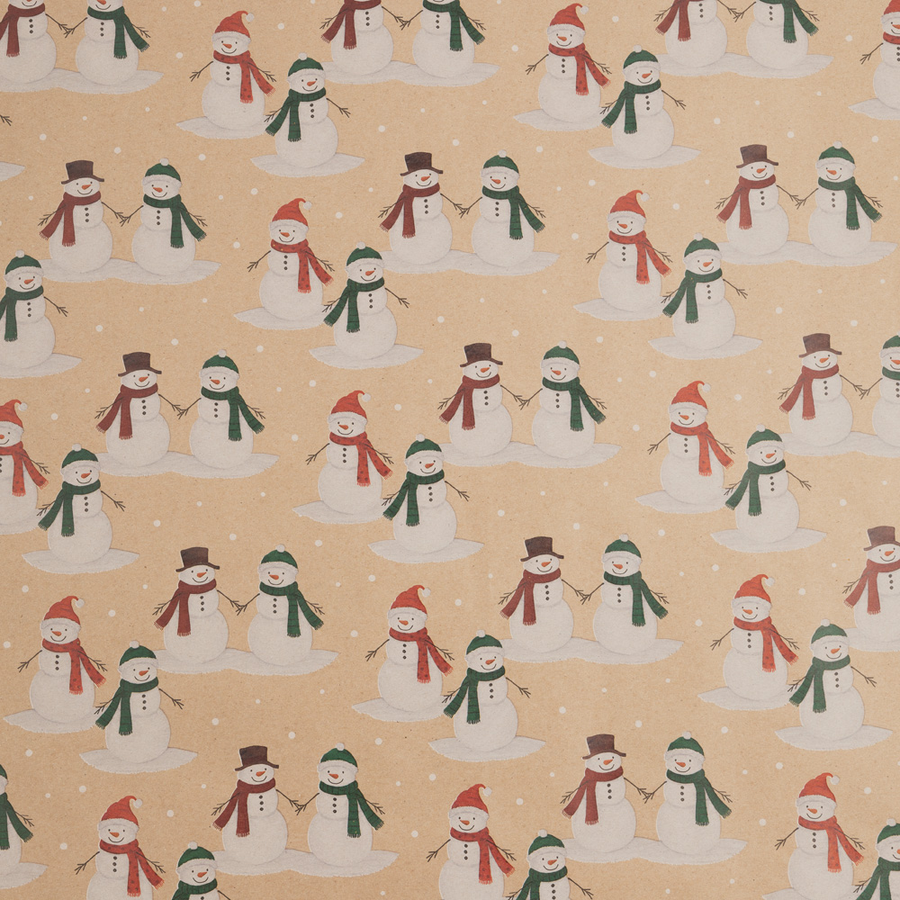 Kids Kraft Christmas Wrapping Paper Set (125 Sq Ft) - 5 Rolls
