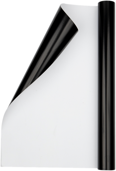 Black Glossy Wrapping Paper - Short Mini Roll (26.3 Sq Ft)