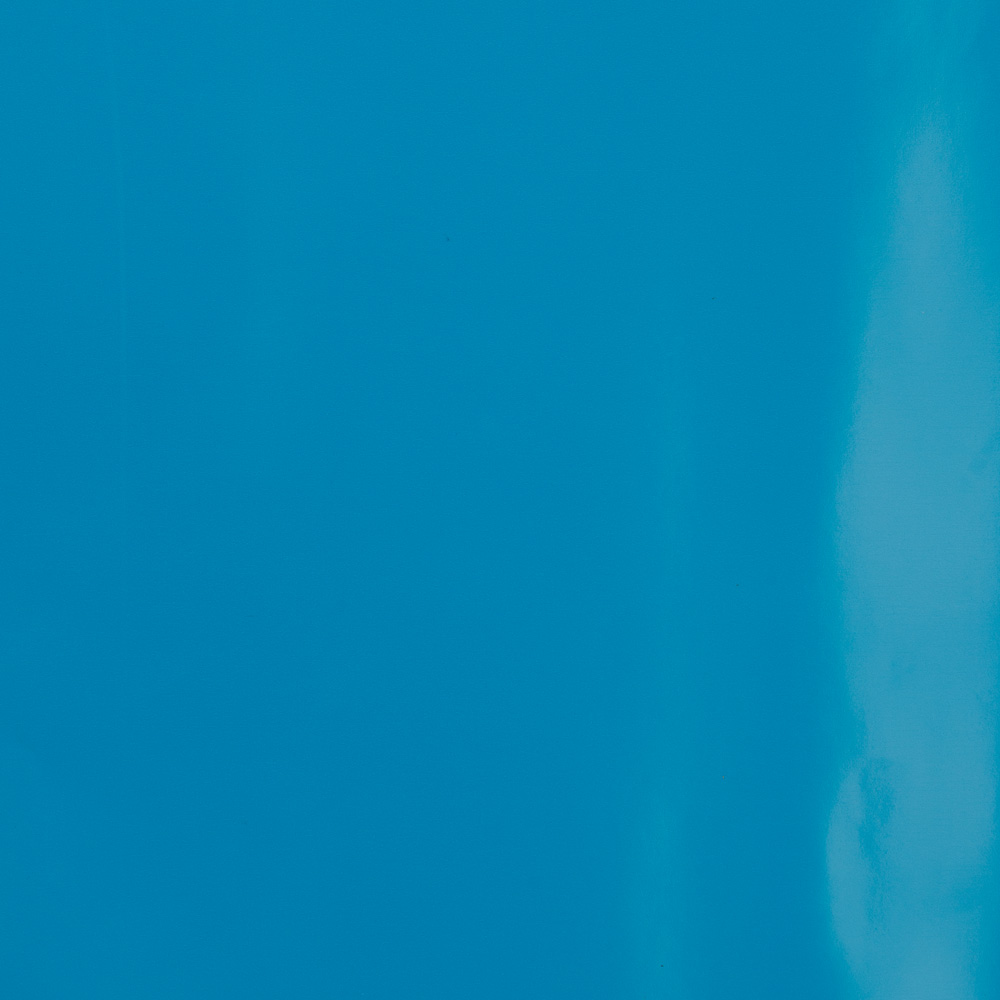 Bright Blue Glossy Wrapping Paper - Short Mini Roll (26.3 Sq Ft)