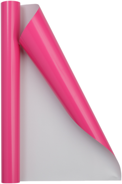 Fuchsia Glossy Wrapping Paper - Short Mini Roll (26.3 Sq Ft)