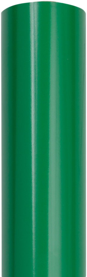 Green Glossy Wrapping Paper - Short Mini Roll (26.3 Sq Ft)